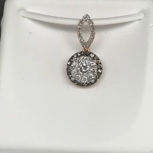 14k rose gold .35 ct diamond